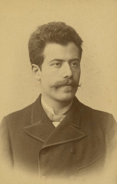 グスタフ・マーラー、1884 作： Austrian Photographer
