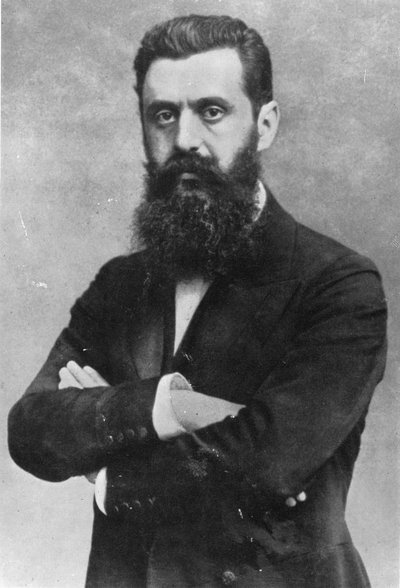 テオドール・ヘルツル、1903 作： Austrian Photographer