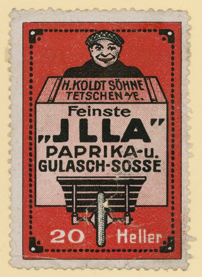Jllaパプリカとグーラッシュソースの広告 作： Austrian School