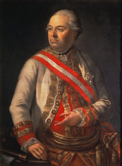 1789年のトルコに対するキャンペーンでオーストリア軍の司令官であったアンドレアスハディクフォンフタク伯爵（1710-90）を数える 作： Austrian School