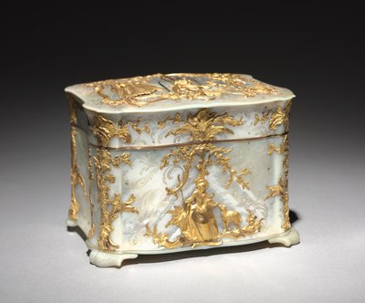 金と真珠層の箱、1765年頃 作： Austrian School