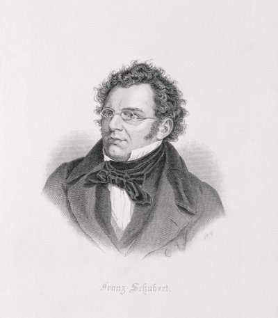 フランツ・シューベルト（1768-1827）の肖像 作： Austrian School