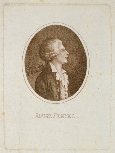 イグナス・プレイエルの肖像（1757-1831） 作： Austrian School