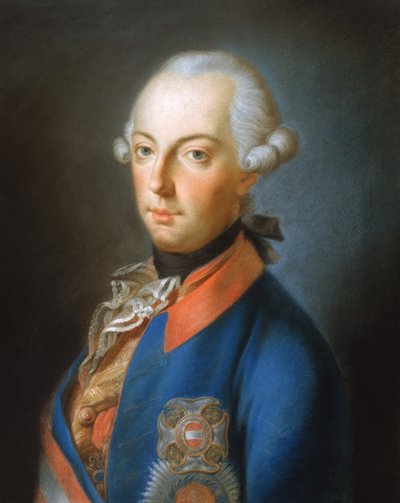 ハプスブルク家のジョセフ2世の肖像画、1770年 作： Austrian School