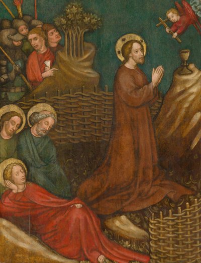 庭の苦悶、1420年頃。 作： Austrian master
