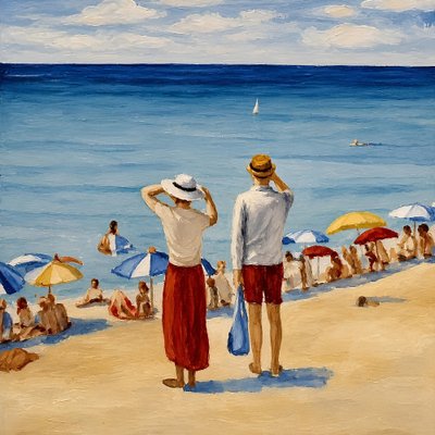 夏のビーチの景色 作： Avanesova Elena