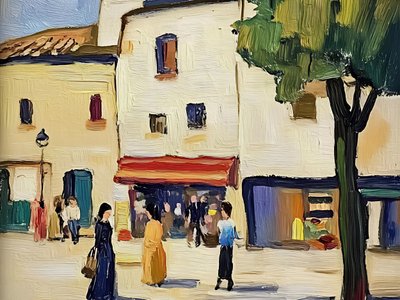 活気あふれるヨーロッパの街並み 作： Avanesova Elena
