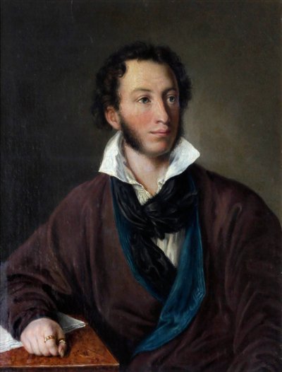 著者アレクサンドル S. プーシキンの肖像 1799-1837 作： Avdotya Petrovna Yelagina