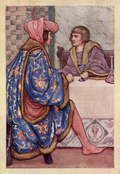 ジョン・キーツ: Isabella, Or, The Pot Of Basil (color litho) 作： Averil Mary Burleigh