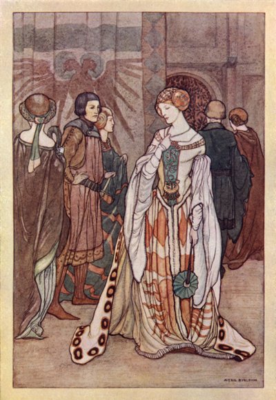 ジョン・キーツ：聖アグネスの前夜（カラーリソ） 作： Averil Mary Burleigh