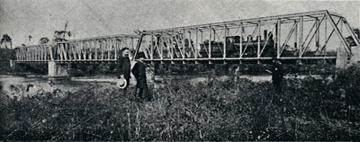 リオパルドに架かるEFモジャナ橋、1895 作： Axel Frick