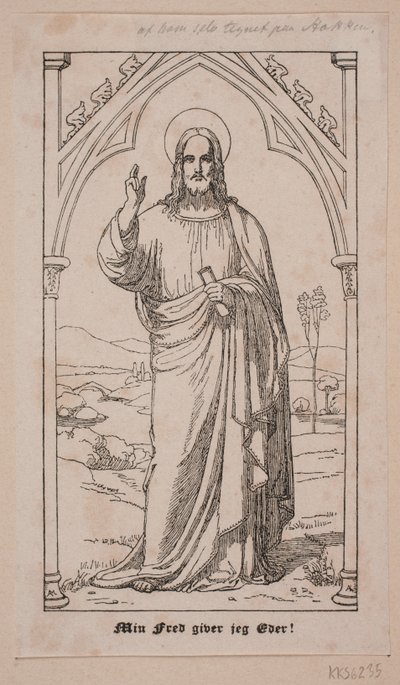 キリストの祝福 作： Axel Theodor Kittendorff