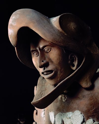 ワシの家のワシの戦士。 1469（テラコッタ） 作： Aztec