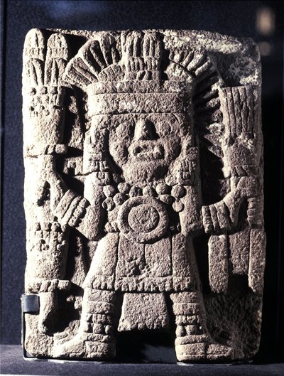 アステカのアート、アステカの神官。 作： Aztec Aztec