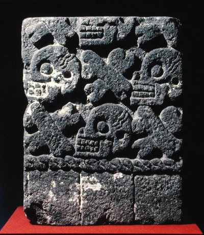 ゾンパントリ、ポストクラシック時代後期（1300-1521）（石材） 作： Aztec Aztec