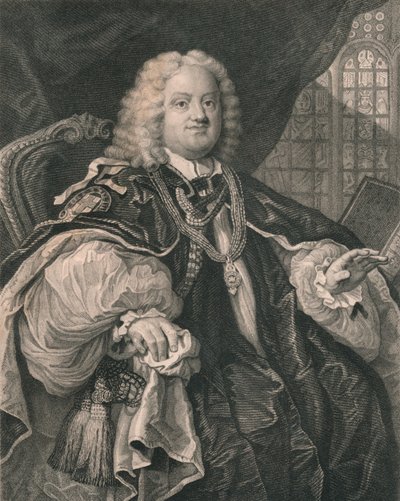 ベンジャミン・ホードリー、1676～1761年、英国の聖職者、19世紀 作： B Holl
