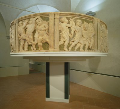 修復後のプラート大聖堂の外部説教壇 作： B. di Donatello and Michelozzo
