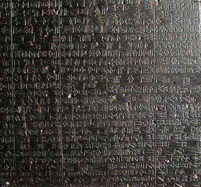 ハンムラビ法典のある閃緑岩石碑 作： Babylonian