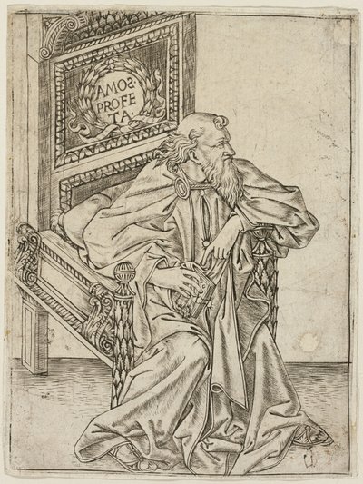 預言者アモス 作： Baccio Baldini