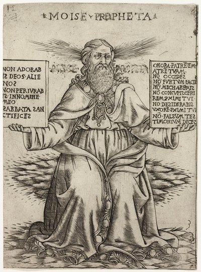 預言者モーセ 作： Baccio Baldini