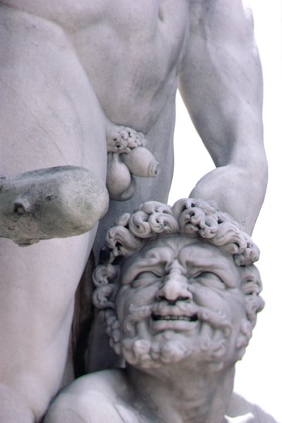 ヘラクレスとカークスの像からの詳細、1534 作： Baccio Bandinelli
