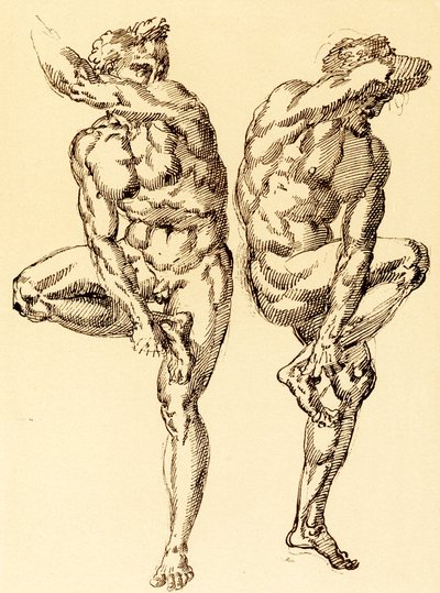 2つの男性行為 作： Baccio Bandinelli