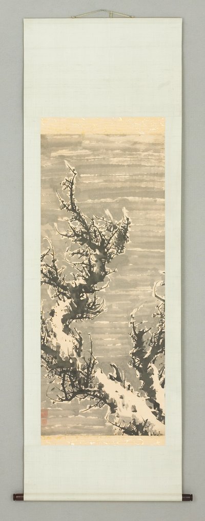 冬の梅の枝 作： Baitei Ki