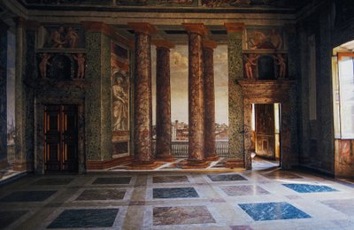 Afresco no Hall of Perspectives 作： Baldassarre Peruzzi