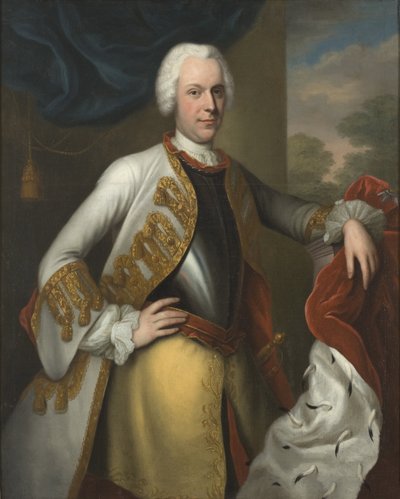 Adolphe Frederic de Suede - スウェーデン王アドルフ・フレデリック（1710-1771）の肖像、Denner, Balthasar（1685-1749）作。油彩・キャンバスサイズ：120x100cmストックホルム国立博物館 作： Balthasar Denner