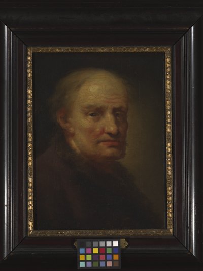 老人の頭（木に油彩） 作： Balthasar Denner