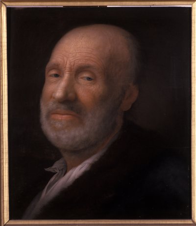 老人の肖像画 作： Balthasar Denner