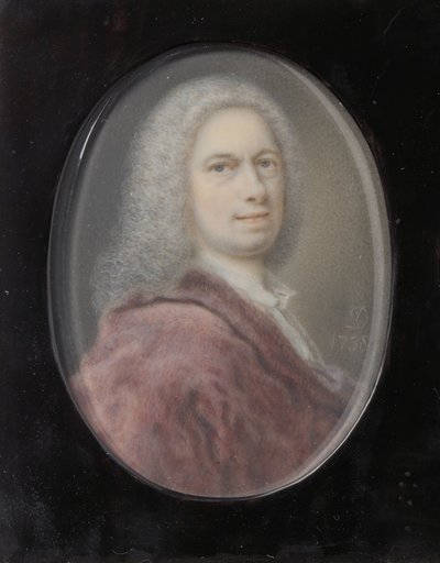自画像、1738年。 作： Balthasar Denner