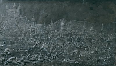 1741 年 6 月 25 日のプレスバーグの戴冠式の丘でのマリア テレジアの乗車 作： Balthasar Ferdinand Moll