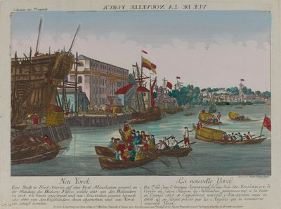 ？New Yorckの眺め？、1776年頃 作： Balthasar Friedrich Leizelt