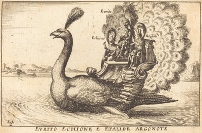 Evrytus Echione from Etalides the Argonaut より 作： Balthasar Moncornet after Remigio Cantagallina