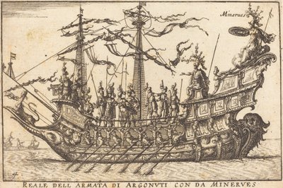 ダ・ミネルヴェスとアルゴヌーティ軍のレアル 作： Balthasar Moncornet after Remigio Cantagallina