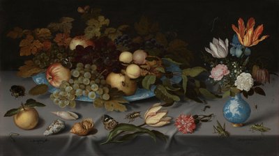 果物と花のある静物 果物と花のある静物 作： Balthasar van der Ast