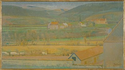 ヨンヌ渓谷 作： Balthus Klossowski de Rola