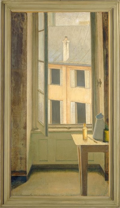 窓、コート・ド・ローハン 作： Balthus Klossowski de Rola