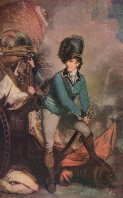 バナスター タールトン将軍、第 1 準男爵、1782 年。英国の兵士および政治家、1919 年 作： Banastre Tarleton