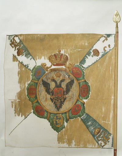 セメノフスキーライフガード連隊の旗、1762年 作： Banners and Standards Flags