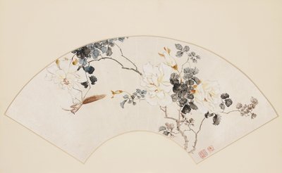 バラとカマキリ、19 世紀 1801 ～ 1900 年 作： Baoru Liu