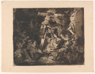 十字架上のキリスト 作： Barbara Elisabeth van Houten (signed by artist)