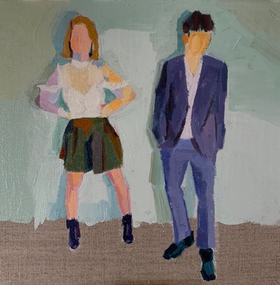 おしゃれしても行くところがない、2020年 作： Barbara Hoogeweegen