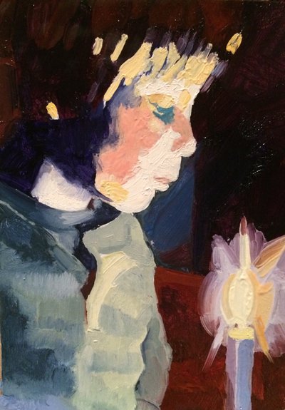 キャンドルライト4」、2015年 作： Barbara Hoogeweegen