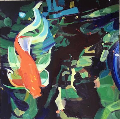 金魚」、2017年 作： Barbara Hoogeweegen
