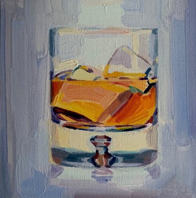ウイスキーを飲むのが好きな人、2019年 作： Barbara Hoogeweegen