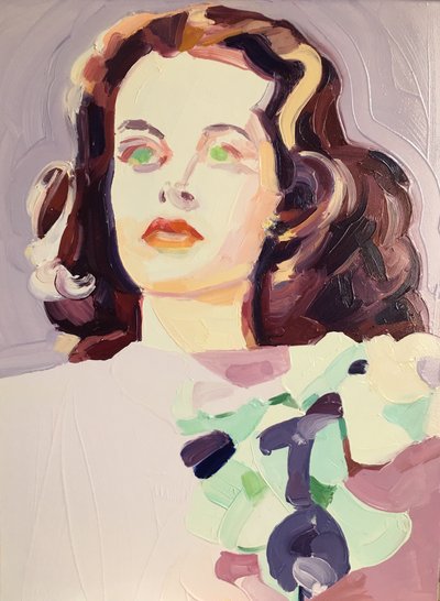 遠い昔」、2018年 作： Barbara Hoogeweegen