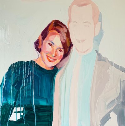 郷愁、2021年（ポリエステルキャンバスに油彩） 作： Barbara Hoogeweegen