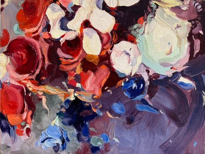 無駄な日はない、2023年（キャンバスに油彩） 作： Barbara Hoogeweegen